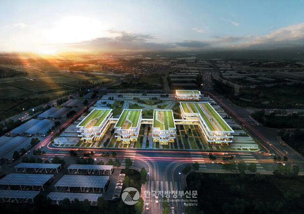 광주광역시가 조성중인 인공지능 융합산업 집적단지 조감도(사진=광주광역시)