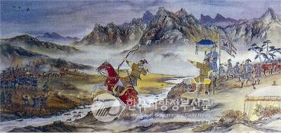 사안도(射雁圖) (사진=덕양서원 도유사 신인현)