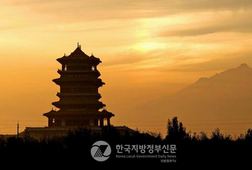 중국 산시성 윈청에 위치한 관작루(사진=안종기)