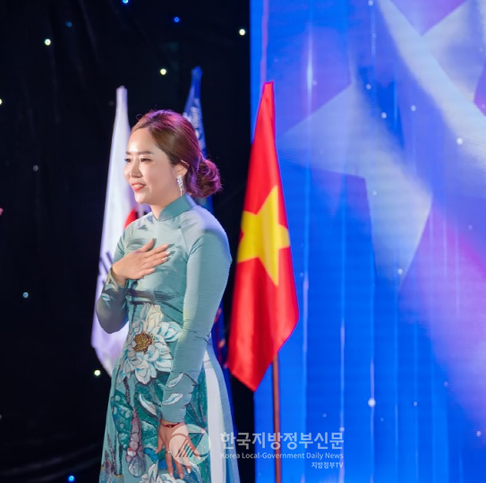 포럼 조직위원장 K-Star Anh사의 도프엉아인(한국명 김미연) 사장(사진=포럼 조직위원회)