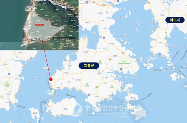 전국 최초의 ‘어선건조지원센터’가 전남 고흥군 도양읍 일원에 조성된다.(사진=고흥군청)