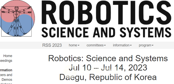 RSS 2023이 아시아에서는 최초로 대구에서 오는 7월에 개최된다(사진=RSS 홈페이지 캡쳐)