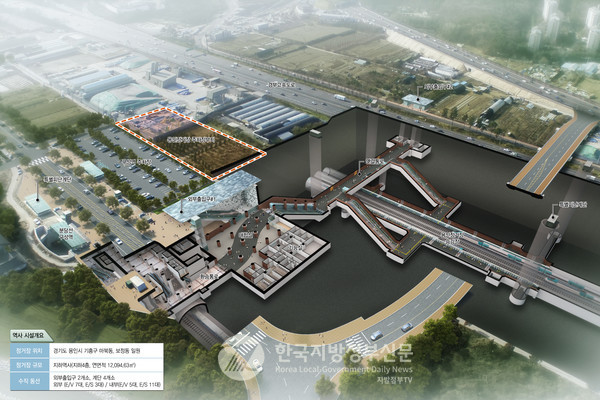 GTX 용인역 조감도. (사진=용인시청)