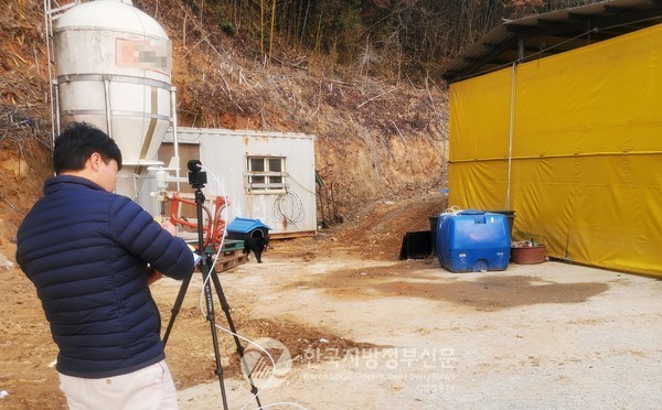 나주시가 운영하고 있는 악취 포집 장치(사진=나주시청)