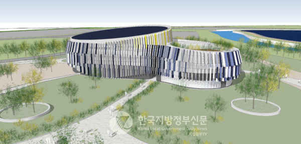 행안부 중앙투자심사를 통과한  ‘탄소중립 에듀센터’(사진 조감도) 건립 사업이 2025년 전남 기업도시 '솔라시도'에 준공을 목표로 한 사업 추진이 본궤도에 올랐다(사진=전남도청)