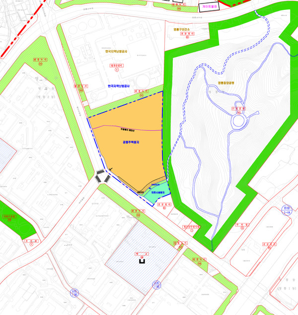 토지이용계획(안) (자료=수원시청)