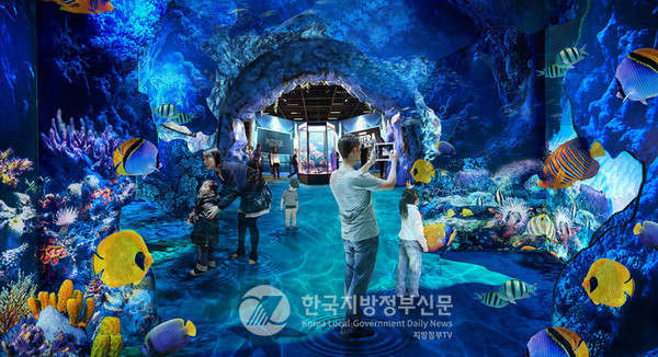 주제관 전시 연출 구상(안) - 바다의 무한한 가치(사진=여수시청)