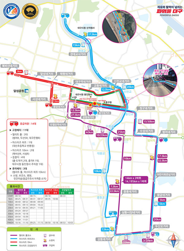 2023대구국제마라톤대회 전체 코스/자료=대구시