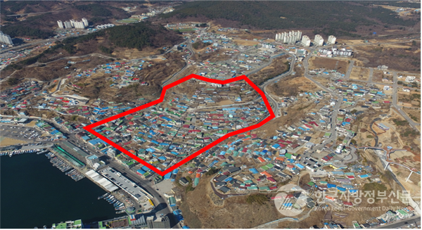 도시 취약지역 생활여건 개조사업 안묵호 지역/사진=동해시