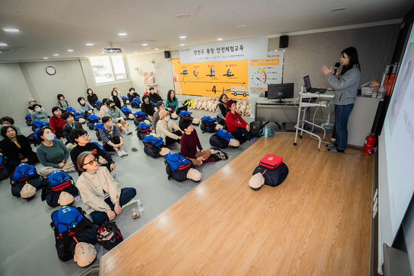 양천구 1회차 통장 안전체험교육 현장 모습 (사진=양천구청)