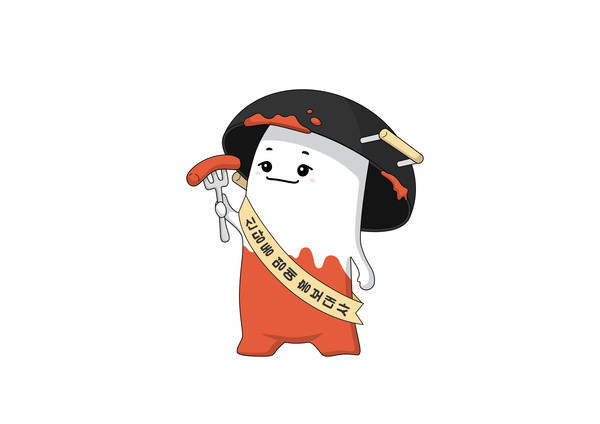 서울 중구는 MZ세대의 발걸음이 신당동(떡볶이·먹거리) 골목까지 이어져 떡볶이 골목의 명성이 되살아날 수 있도록 최근 골목형 상점가 BI(상표 이미지)와 캐릭터를 출시했다. 기본 캐릭터 (자료=서울 중구청)