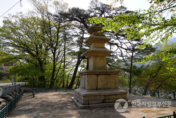 향성사지 삼층석탑/사진=속초시