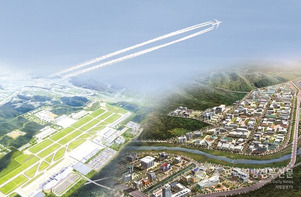 대구경북공항신도시 조감도/사진=경북도