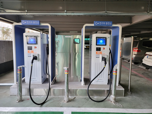 양천구, 신우 공영주차장 전기차 충전소 전경 (사진=양천구청)