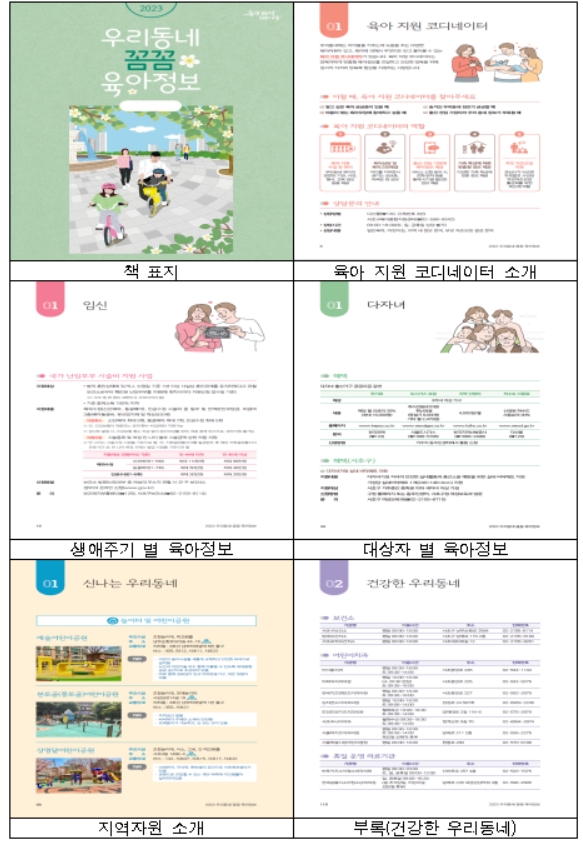 우리동네 꼼꼼 육아정보 책자 (자료=서울시청)
