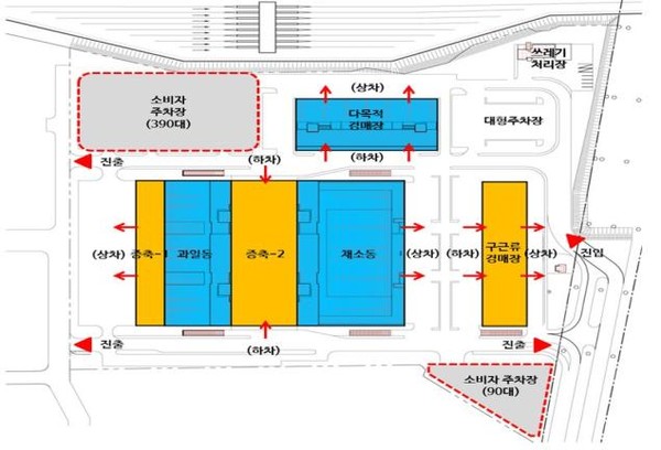 시설현대화 계획(안) 배치도 (자료=인천시청)