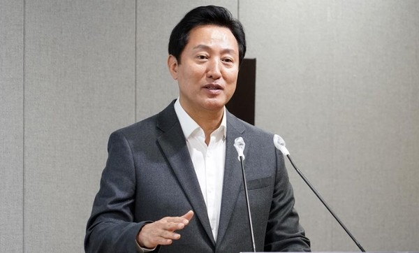 서울시는 6월 14일(수) 벨기에 브뤼셀에서 개최된 제14차 세계대도시협의회(메트로폴리스) 총회에서 오세훈 서울시장이 공동의장으로 당선되었다고 밝혔다. 참고사진은 해당기사와 직접적인 관련이 없음 (사진=오세훈 서울시장 공식 SNS)