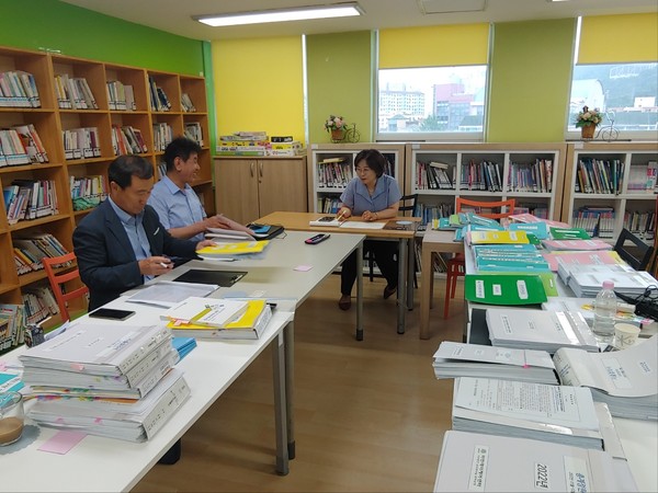 송파구 사회복지시설 행정컨설팅 실시 현장 모습 (사진=송파구청)