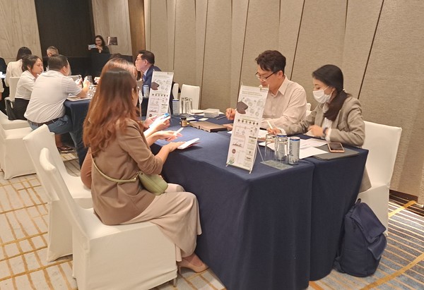 환경산업 통상촉진단 상담장 모습 (사진=경기도청)