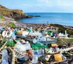 해양쓰레기 섬의 면적은 160만㎡로 남한 면적의 16배에 달한다.(사진=해양환경보호중앙회 광양시지부)