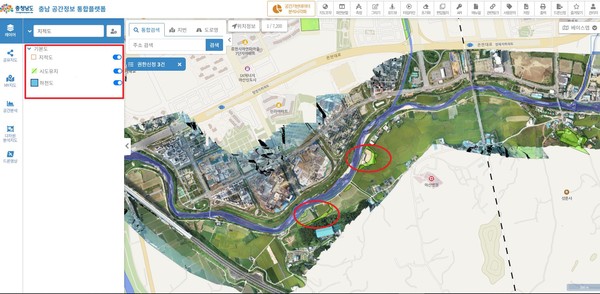 충남도는 효율적인 공유재산 관리를 위해 드론, 공간정보통합플랫폼 등 최신 디지털 기술과 접목한 ‘공유재산 실태조사’를 추진했다고 27일 밝혔다. (자료=충남도)