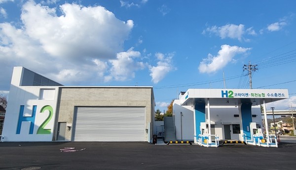 특수형 수소충전소 전경 (사진=양주시)