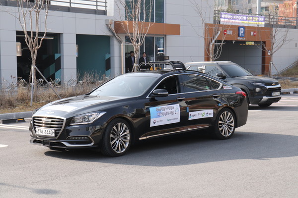 음성군(군수 조병옥)은 주소기반 자율주행차 주차 시연 행사를 개최했다고 24일 밝혔다. (사진=음성군)