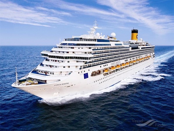 충남 서산시는 2024년 5월 8일 서산 출발 일본‧대만 국제크루즈 상품이 출시된 지 한 달여 만에 완판됐다고 밝혔다.  코스타세레나호 전경 (사진=서산시)