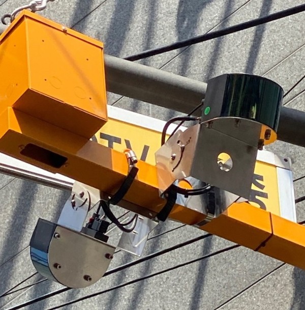 라이다(LiDAR) 센서 설치 모습 (사진=종로구)