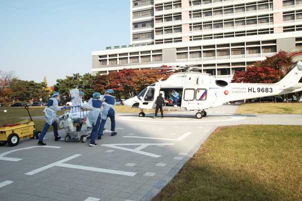응급의료 전용헬기 모습 (사진=경기도)