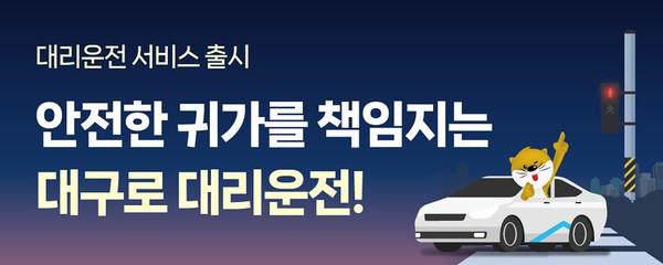 대구로 대리운전 홍보 이미지 (자료=대구시)