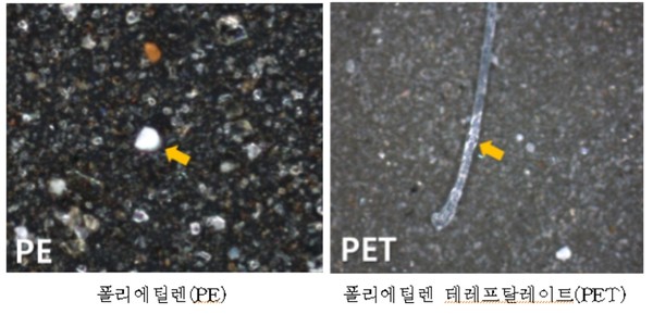 미세플라스틱의 현미경 사진(확대배율: ×20배) (자료=서울시)