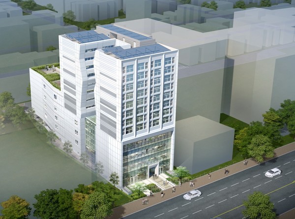 ‘청년인큐베이션센터’는 수원시 팔달구 매산로2가 40-30번지 일원에 지하 4층~지상 12층, 연면적 9천197㎡ 규모로 건립되는 매산동 복합청사 내 4~5층에 1천393㎡ 규모로 조성될 예정이다. (자료=경기도청)