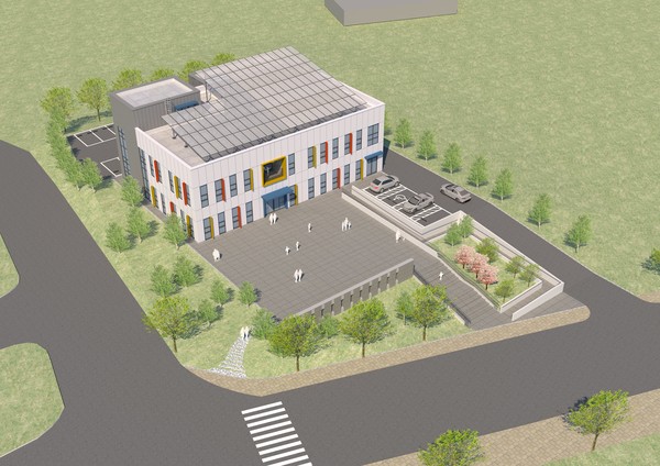 ‘ICT융복합 어린이 재활기기 실증센터’는 올해 12월 준공을 목표로 경산시 평산동(경북권역재활병원 인근)에 조성되며, 지상 2층 규모의 연구시설과 최신 장비를 갖출 예정이다. (자료=경북도청)