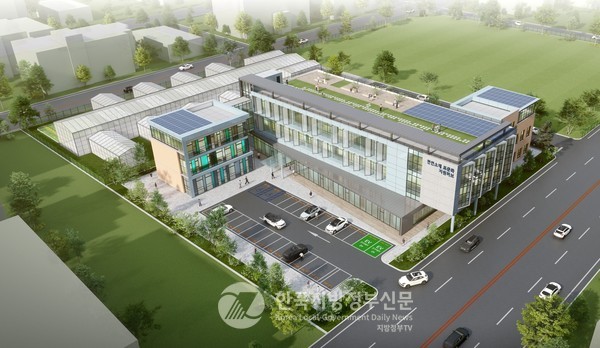 전국 최다 천연 생물자원을 보유하고 있는 전라남도에 정부가 추진하는 ‘천연물소재 전주기 표준화 허브’ 센터(조감도)가 구축될 예정이어서 전남이 대한민국 천연물 산업의 중심지로 급부상하고 있다(사진=조용원 기자/전남도청)