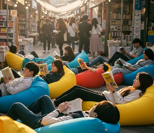 ‘힙독클럽’은 게임형 ‘독서 등급제’를 통해 책 읽기를 놀이처럼 재미있게 즐길 수 있도록 설계됐다. 회원들은 온라인 플랫폼에서 독서 진도와 필사, 서평 등 본인의 ‘독서 생활’을 기록하고 공유하며 마일리지를 획득한다. 이 마일리지는 ‘힙독클럽 응원봉’, ‘독서노트 양식’ 등 힙독클럽의 소속감을 강화할 다양한 독서 관련 물품과 교환 할 수 있다. 서울도서관은 젊은 세대의 친밀감을 높이고자 ‘힙독클럽’의 공식 캐릭터 ‘힙독이’를 개발하기도 했다. ‘힙독이’는 ‘읽을 독(讀)’자의 음과 강아지(Dog)를 결합해 개발했다. (사진=김미숙 기자/서울시청)