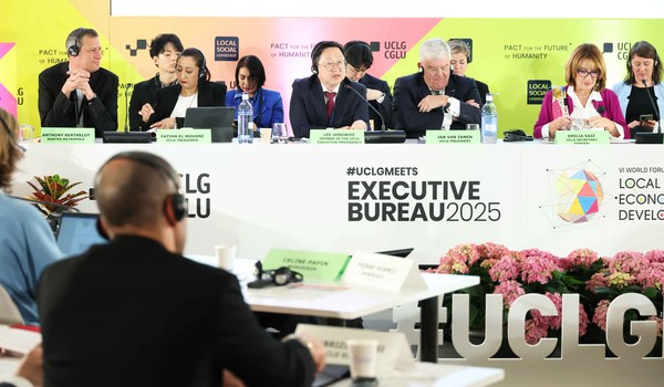 이장우 대전광역시장이 세계적인 지방정부 네트워크인 세계지방정부연합(UCLG) 회의에 참석해, 지방정부가 국제사회에서 수행할 수 있는 실질적 역할과 재정적 자율성 확보의 중요성을 강조했다. (사진=김지수 기자/대전시청)