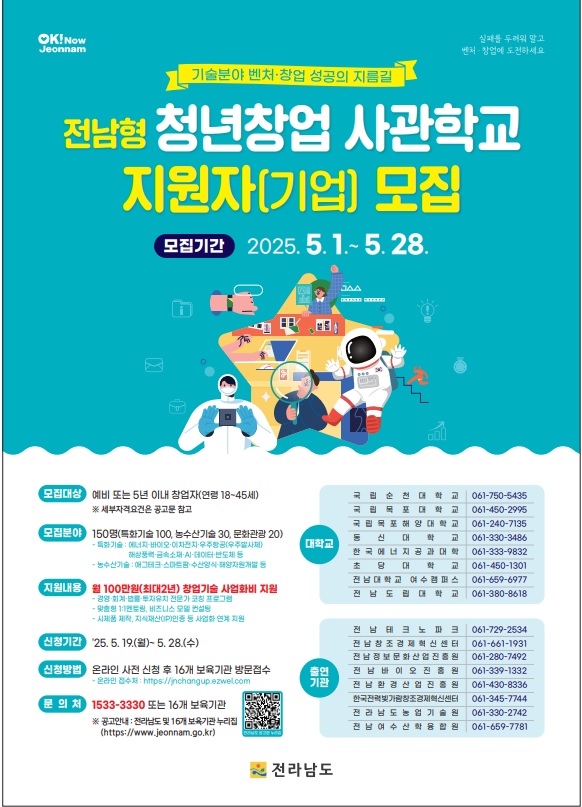 김영록 전남도지사는  전국 광역지방정부 최초로 ‘전남형 청년창업사관학교’ 운영을 본격화하고, 청년들이 실패를 두려워하지 않고 창업에 도전할 수 있도록 전남만의 실질적 지원체계를 구축했다며, 지역 성장의 미래 100년을 준비하는 플랫폼이 될 것이라고 강조했다.(사진=조용원 기자/전남도청)