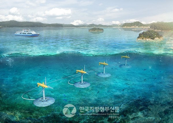 조류발전은 태양광이나 풍력처럼 날씨에 영향을 받지 않고 꾸준한 전력 생산이 가능하며 소음과 시각적 영향이 적어 주민 수용성 측면에서도 유리하다는 분석이다.(사진=조용원 기자/신안군청)