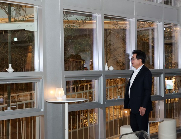 박일하 동작구청장은 “과거 서울 시민의 생명수였던 취수장이 이제는 K-컬처의 매력을 전파하는 복합 플랫폼으로 거듭났다”며 “한강 조망과 함께 예술, 미디어, 맛을 한 공간에서 즐길 수 있는 이른바 ‘트리플 캐주얼 체험’을 통해 지역 경제 활성화와 관광객 유입을 이끌어낼 것”이라고 포부를 강조했다. (사진=김미숙 기자/동작구청)