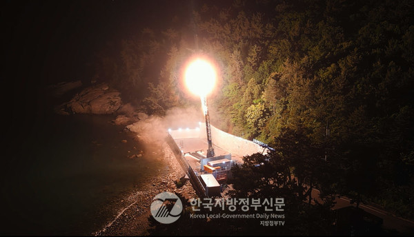 공영민 고흥군수는 “우주를 향한 민간의 첫 발걸음이 고흥군에서 내디딘 것은 매우 뜻깊은 일"이라며 "민간 우주기술의 실증과 상용화를 위한 핵심 거점으로의 위상을 확고히 하겠다"고 말했다(사진=조용원 기자/고흥군청)