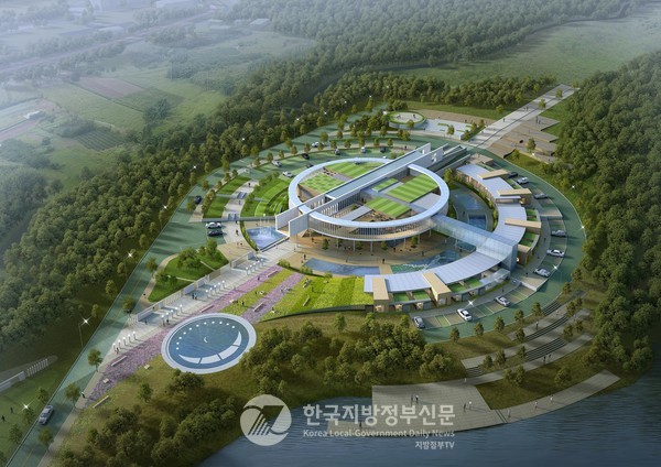 월출산 생태탐방원(조감도) 유치는 생태도시 영암의 정체성을 대변하며 향후 영암을 ‘서남해안 생태힐링 중심지’로 이끌 것으로 전망된다.(사진=조용원 기자/영암군청)