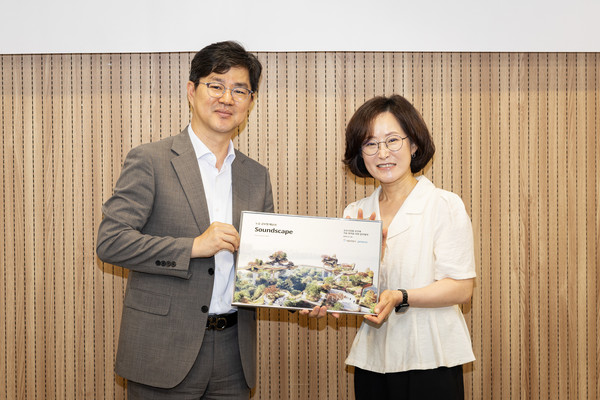 서울시는 6월 24일 시청 8층 간담회장에서 포스코와 ‘노들 글로벌 예술섬’ 비정형 외장 디자인 구현을 위한 업무협약을 체결했다. (사진=김미숙 기자/서울시청)