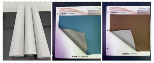 부산시와 한국소재융합연구원(KIMCO)은 2024년 5월 산업통상자원부 공모사업으로 선정된 ‘바이오매스 기반 비건레더 개발 및 실증클러스터 구축 사업’의 일환으로, 국내 전국 최초로 ‘버섯 균사체 기반 비건레더 연속생산 공법’을 개발해 상용화 단계에 돌입했다. (자료=부산시청)