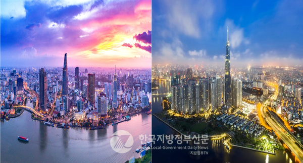 베트남은 아세안 내에서 인도네시아에 이어 두 번째로 큰 경제 기반을 보유하고 머지않아 경제 규모면에서 한국을 추월할 수도 있다는 전망까지 나오는 등 ‘아시아의 신룡(新龍)’으로 급부상하고 있다.(사진=정양기 기자/베트남 하노이시,호찌민시)