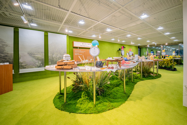 안테나숍은 지하 1층의 지역관광 콘텐츠 전시관 ‘팔도보석 유람’과 지상 1층의 굿즈숍 ‘팔도보석 상점’, 옥상 팝업존으로 구성된다. (사진=김미숙 기자/서울시청)