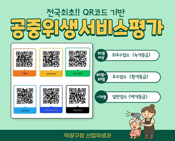 고양 덕양구(구청장 한찬희)의 ‘공중위생서비스 모바일 평가’ 도입은 단순한 업무 방식의 변화가 아니라, 지방정부가 지역 위생관리의 신뢰도를 디지털 도구로 재설계하는 상징적인 사건이다.